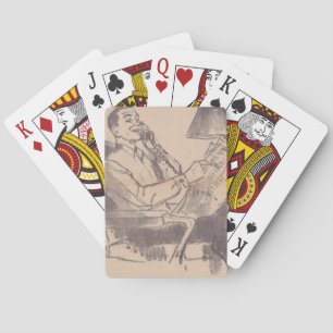 Vintager Zeitungs-Vater-Spielkarten Spielkarten