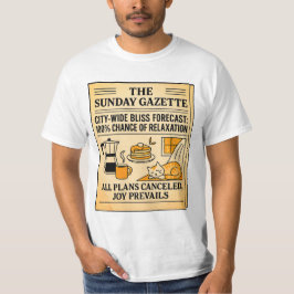 Vintager Zeitungswochenende Komfort T - Shirt