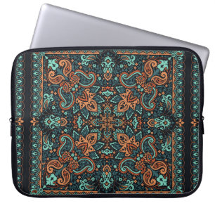 Vintager Zierpaisley Bandana, Seidenhalsschal Laptopschutzhülle