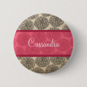 Vintager Zinnknopf Button