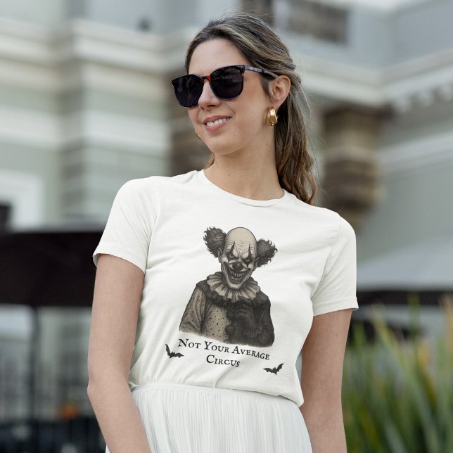 Vintager Zirkus | Spuk Karnevalthema Halloween T-Shirt (Von Creator hochgeladen)