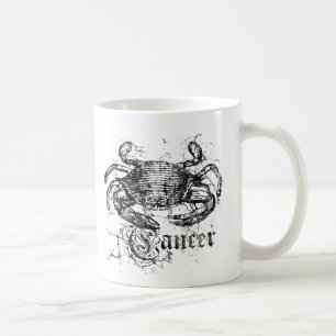 Vintager Zodiakarzinom Kaffeetasse