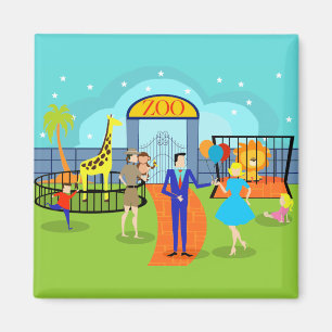 Vintager Zoo-Magnet Magnet