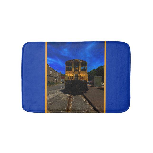 Vintager Zug Badematte (Vorderseite)