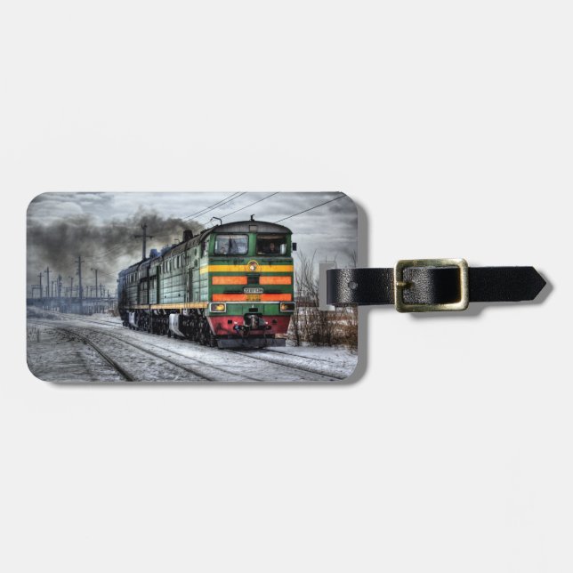 Vintager Zug-Gepäck-Umbau Gepäckanhänger (Vorderseite horizontal)