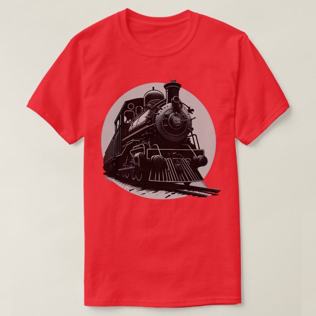 Vintager Zug T-Shirt (Design vorne)