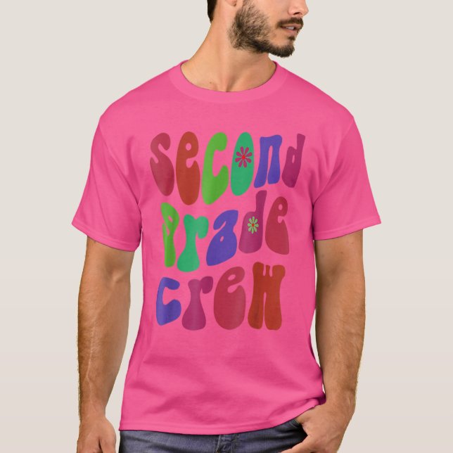 Vintager Zweitklässler Crew T-Shirt (Vorderseite)
