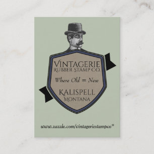 Vintagerie Rubber Briefmarke Co. Visitenkarten Visitenkarte