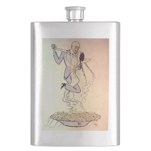 Vintages 1900s Tango-Tanzen Flachmann