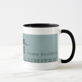 Vintages 1959 Mittelalter Moderne Tasse - blau