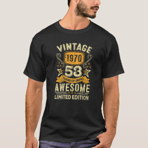 Vintages 1970 Made in 1970 53. Geburtstag 53 Jahr T-Shirt
