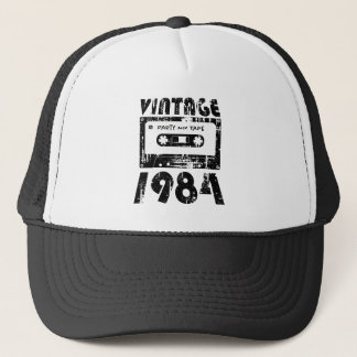 Vintages 1984 40. Geburtstag Retro Cassette Mix Ta Truckerkappe