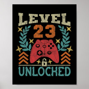 Vintages 23. Geburtstagsgeschenk 23. Geburtstag Poster