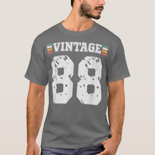 Vintages 88-jähriges Glück 88. Geburtstagsspass T-Shirt