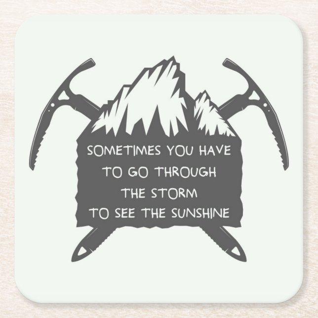 Vintages Adventure Logo-Abzeichen, Emblem mit Rechteckiger Pappuntersetzer (Vorderseite)