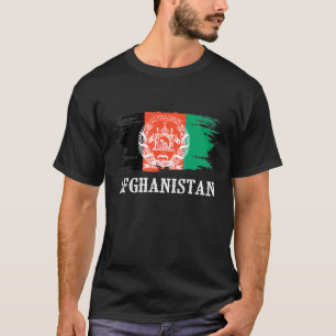Vintages Afghanistan Flaggen I Liebe Afghanistan T-Shirt