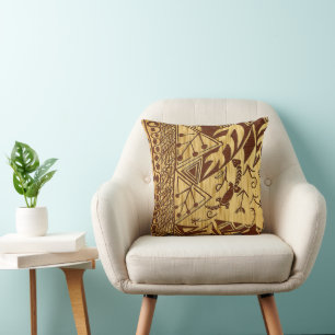 Vintages afrikanisches Motif Kissen