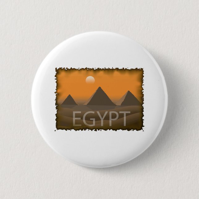 Vintages Ägypten Button (Vorderseite)