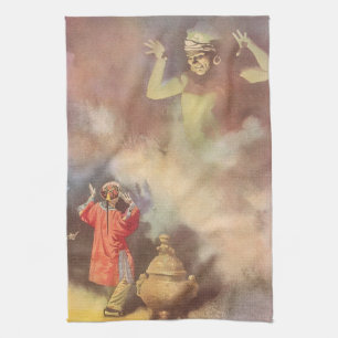 Vintages Aladdin und das Genie der Lampe, Godwin Geschirrtuch
