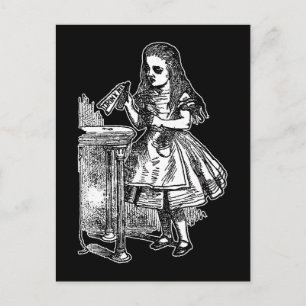 Vintages Alice Drink Postkarte