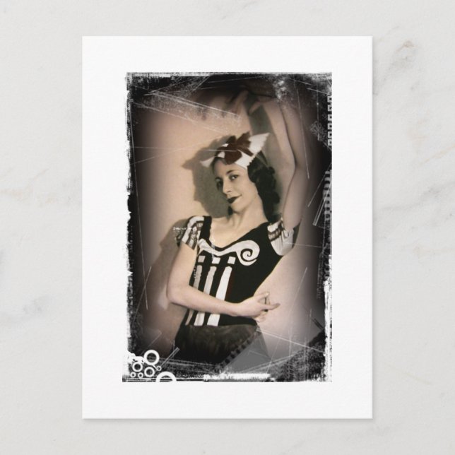 Vintages Alice im Wonderland Ballet Postkarte (Vorderseite)