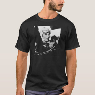 Vintages Amelia Earhart Foto T-Shirt
