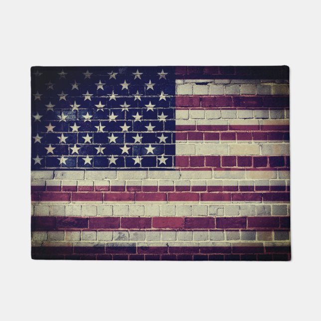 Vintages Amerika Fußmatte (Vorderseite)