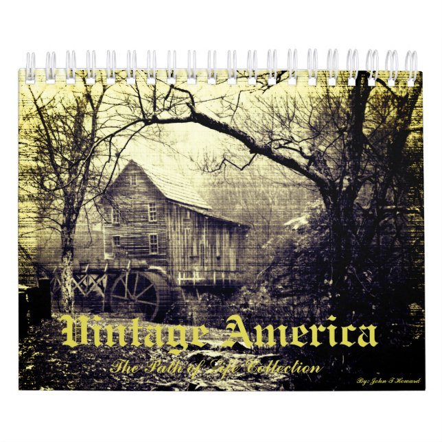 Vintages Amerika Kalender (Titelbild)