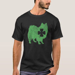 Vintages amerikanisches Eskimo Dog Kleeblatt Herz  T-Shirt