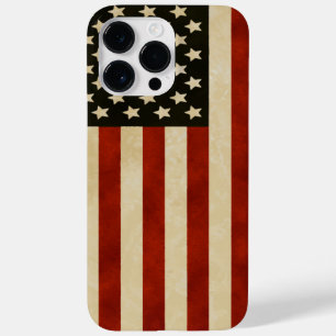Vintages amerikanisches Flag iPhone Case-Mate iPhone 14 Pro Max Hülle