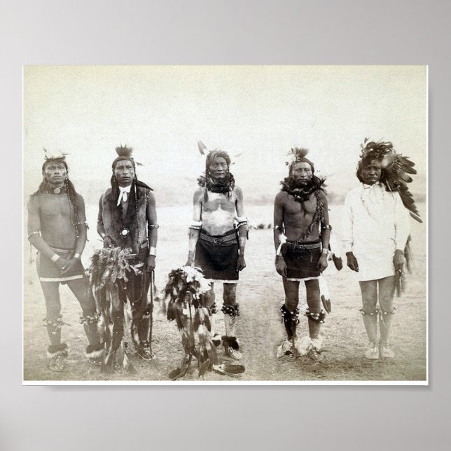 Vintages amerikanisches Kriegergruppe-Poster Poster (Vorne)