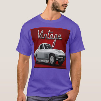 Vintages amerikanisches Muskelauto T-Shirt