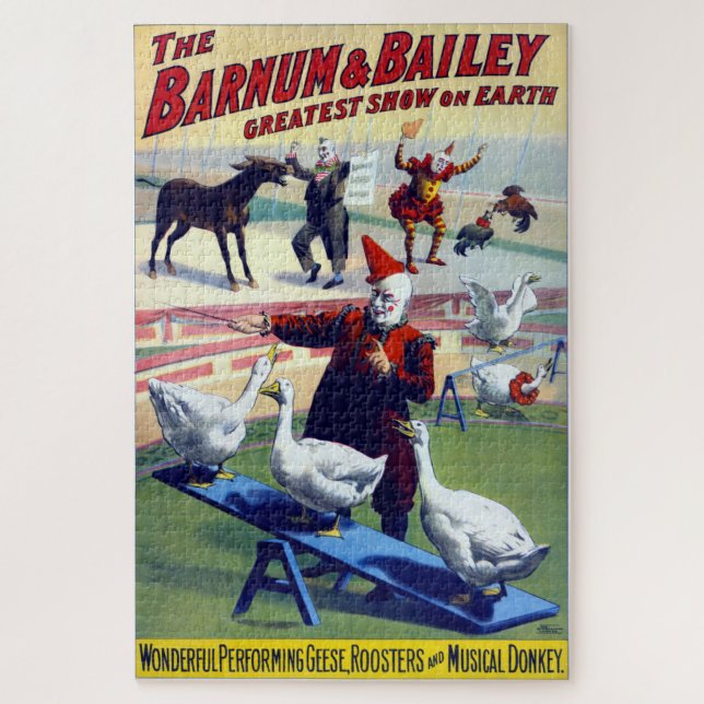 Vintages amerikanisches Zirkusposter Circa 1900 (Vertikal)