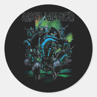 Vintages Amon Amarth Day Geschenk für Männer Fraue Runder Aufkleber