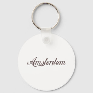 Vintages Amsterdam Schlüsselanhänger