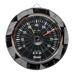 Vintages Analog Auto Tachometer Dartscheibe