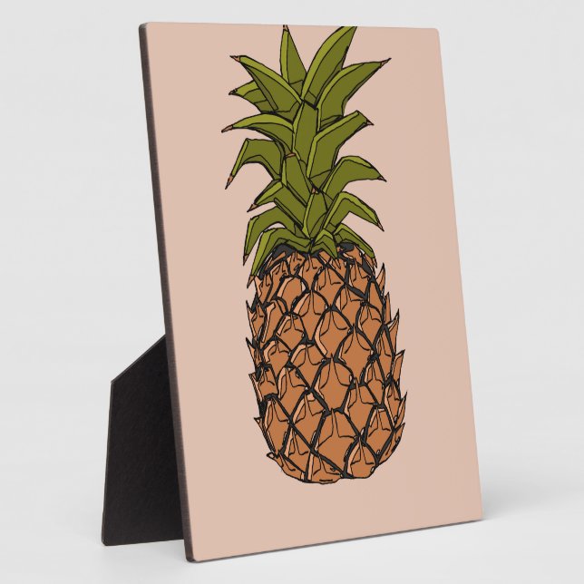 Vintages Ananas Fotoplatte (Seite)