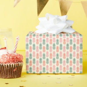 Vintages Ananas-Muster Geschenkpapier