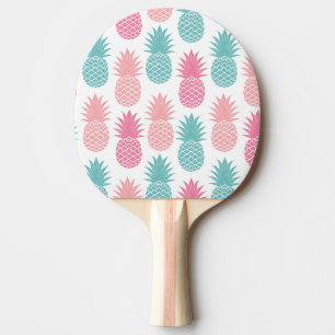 Vintages Ananas-Muster Tischtennis Schläger
