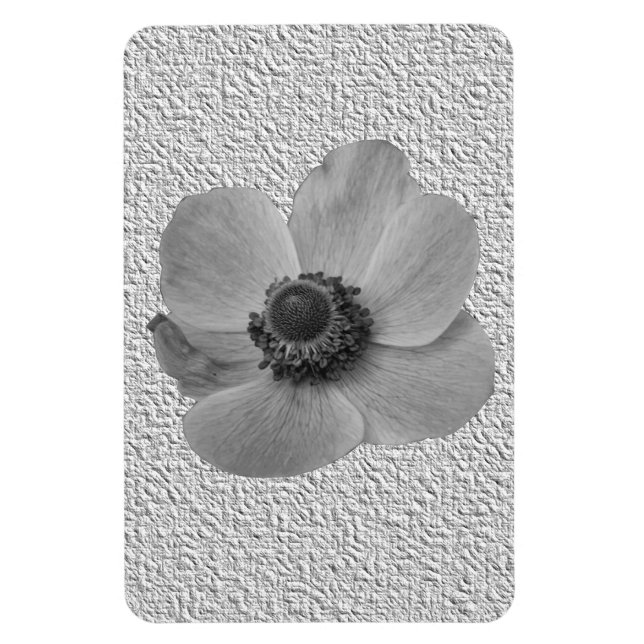 Vintages Anemone Premium Magnet (Vertikal)