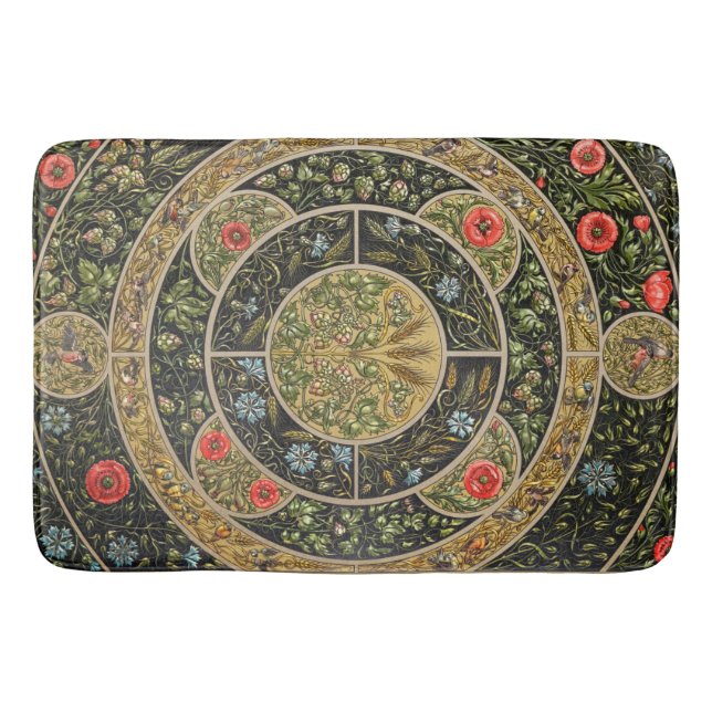 Vintages antikes Design-1 Bath Mat Badematte (Vorderseite)