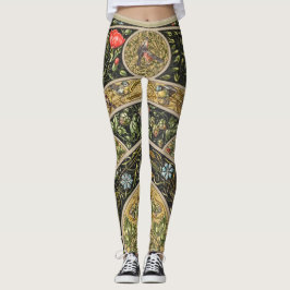 Vintages antikes Design-1 Leggings