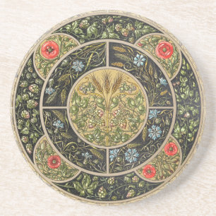 Vintages antikes Design-1 Sandstone-Untersetzer Getränkeuntersetzer