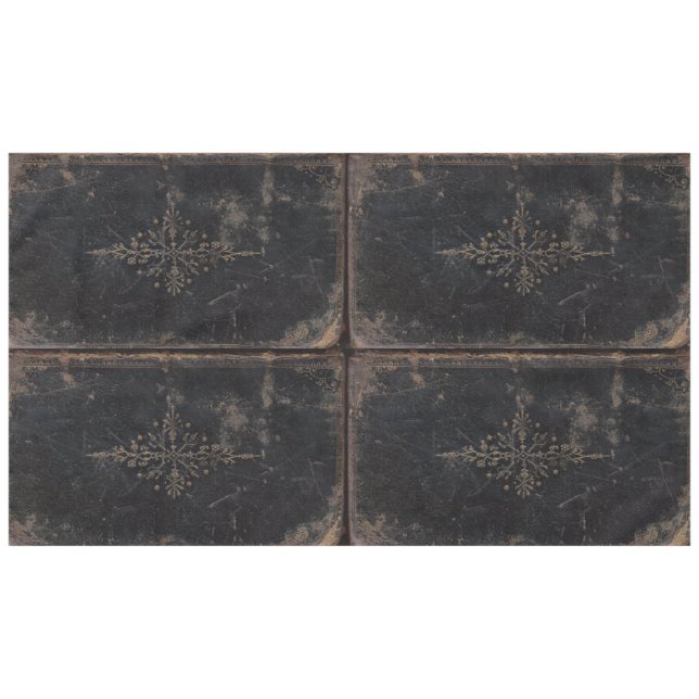 Vintages antikes Goldblatt-Leder Tischdecke (Vorderseite (Horizontal))