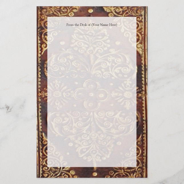 Vintages Antiquitätenbild Briefpapier (Vorderseite)