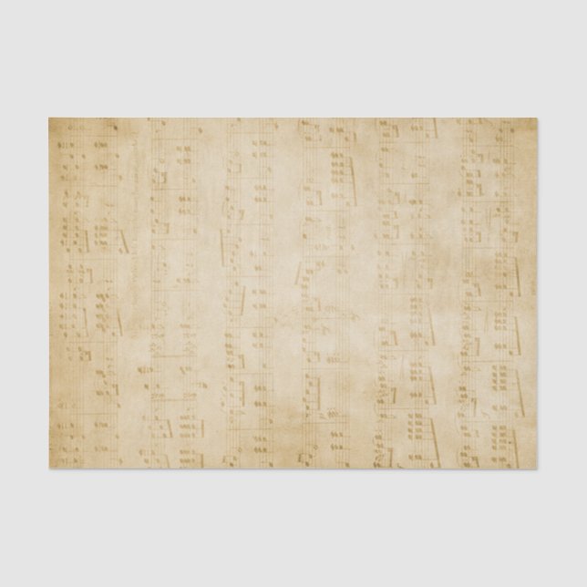 Vintages Antiquitätenpapier Seidenpapier (Vorderseite)