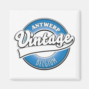 Vintages Antwerpener-Logo Magnet