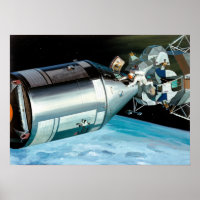 Vintages Apollo 9 Lunar-Modul EVA