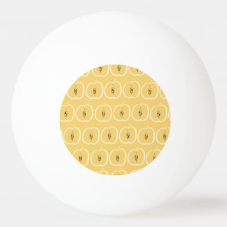 Vintages Apple-Muster: Hintergrundbild. Tischtennisball
