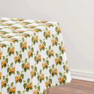 Vintages Apricot Fruchtmuster Tischdecke